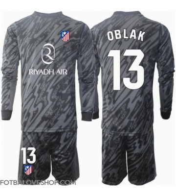 Atletico Madrid Jan Oblak #13 Brankářské Dětské Domácí Dres 2024-25 Dlouhý Rukáv (+ trenýrky)